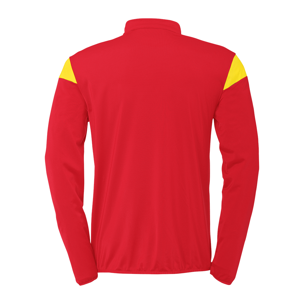 uhlsport Squad 27 Classic Jacke Kind (rot/limonengelb)