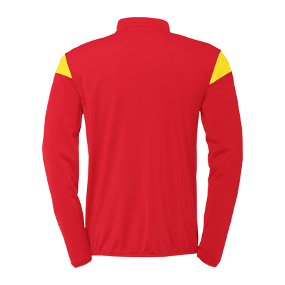 uhlsport Squad 27 Classic Jacke Kind (rot/limonengelb)