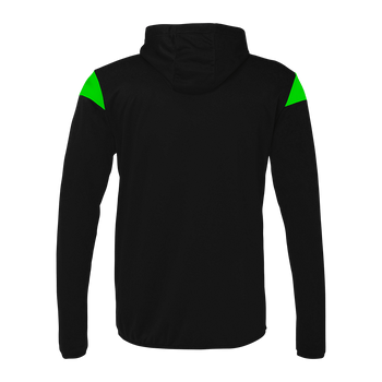 uhlsport Squad 27 Track Hood Jacke Kind (schwarz/fluo grün)
