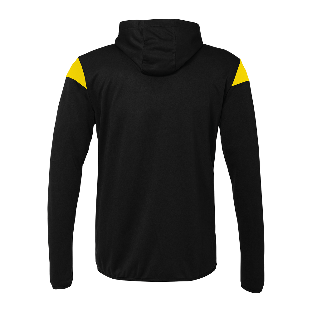 uhlsport Squad 27 Track Hood Jacke Kind (schwarz/limonengelb)