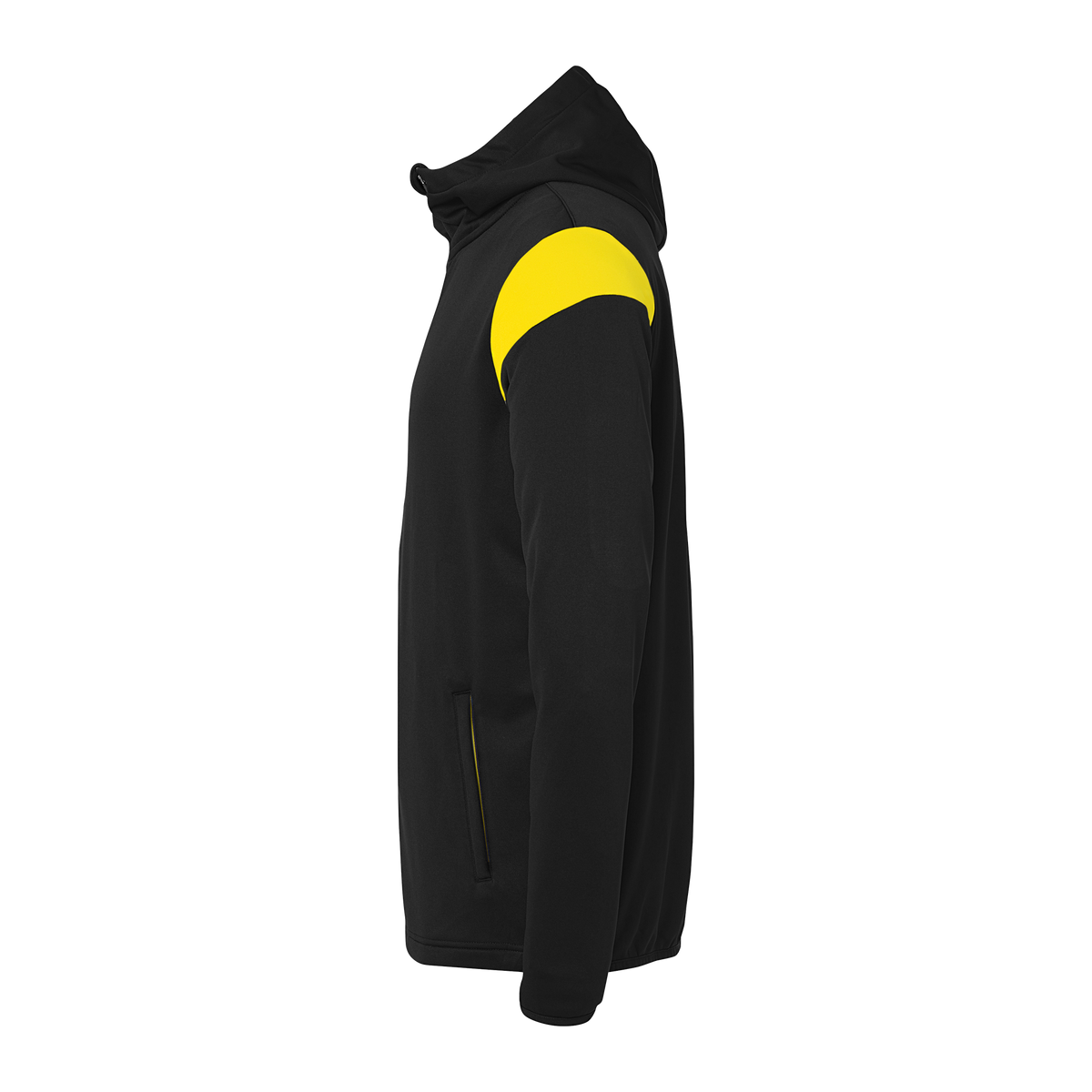 uhlsport Squad 27 Track Hood Jacke Kind (schwarz/limonengelb)