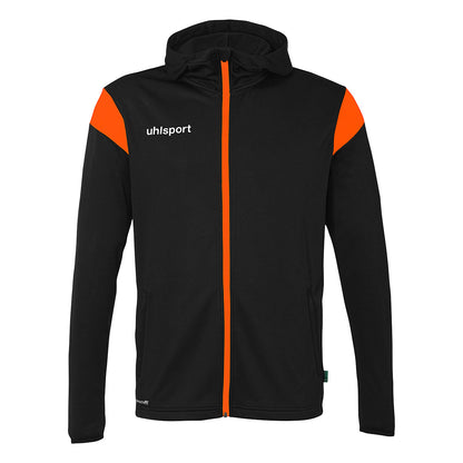 UHLSPORT Squad 27 Track Hood Jacke Kind Schwarz