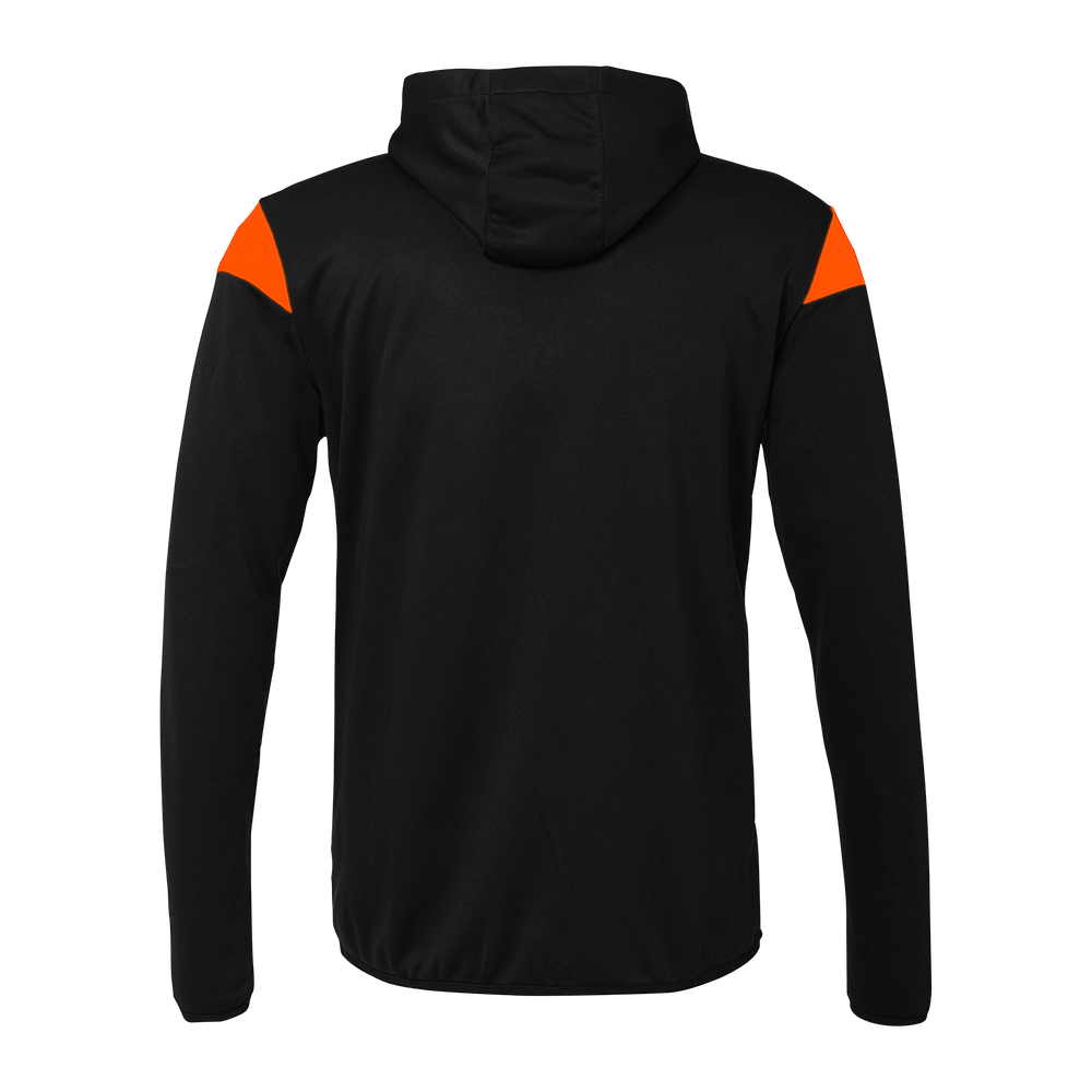 uhlsport Squad 27 Track Hood Jacke Kind (schwarz/fluo orange)