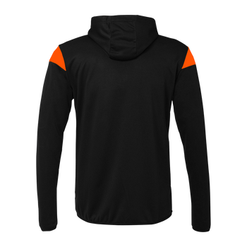 uhlsport Squad 27 Track Hood Jacke Kind (schwarz/fluo orange)