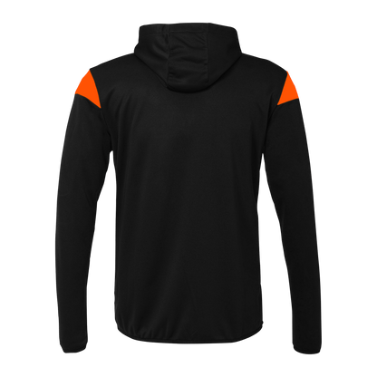 uhlsport Squad 27 Track Hood Jacke Kind (schwarz/fluo orange)