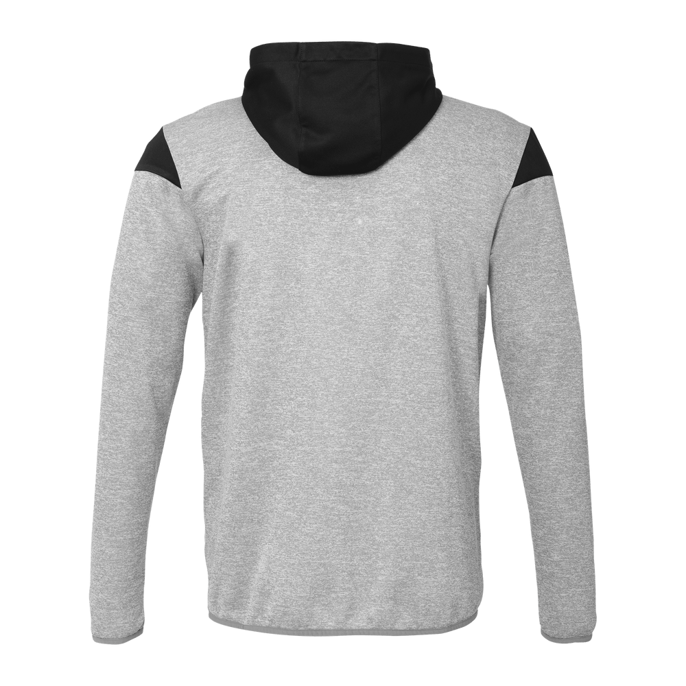 uhlsport Squad 27 Track Hood Jacke Kind (dark grau melange/schwarz)