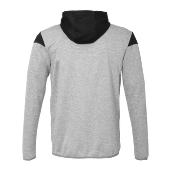 uhlsport Squad 27 Track Hood Jacke Kind (dark grau melange/schwarz)