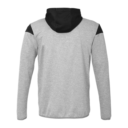 uhlsport Squad 27 Track Hood Jacke Kind (dark grau melange/schwarz)