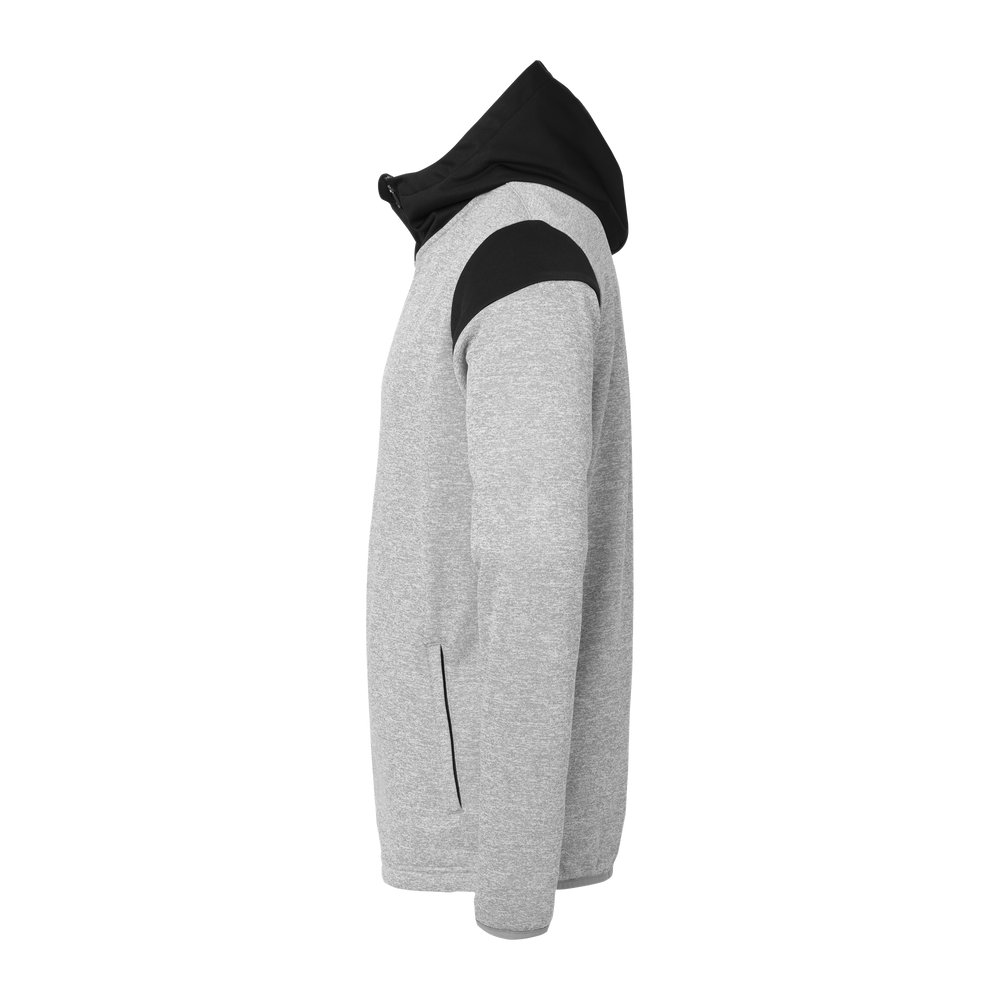 uhlsport Squad 27 Track Hood Jacke Kind (dark grau melange/schwarz)