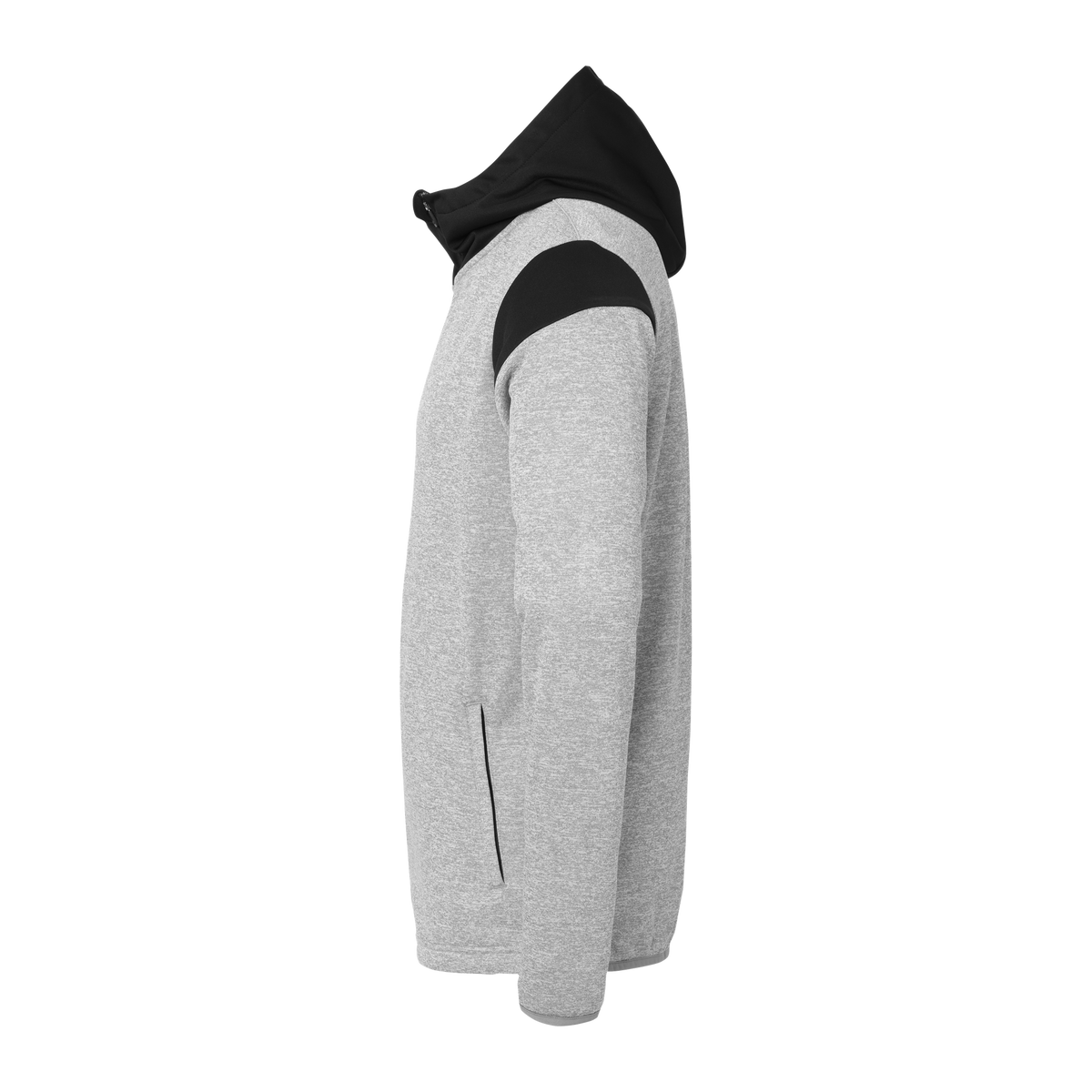 uhlsport Squad 27 Track Hood Jacke Kind (dark grau melange/schwarz)