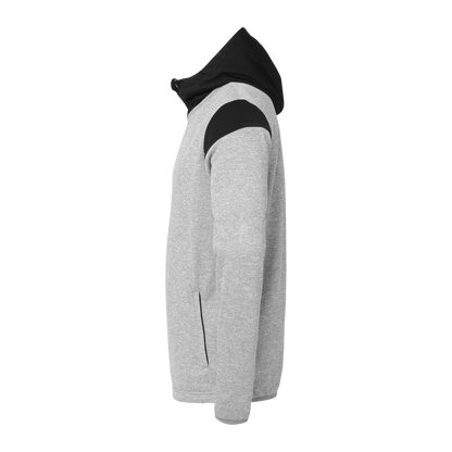 uhlsport Squad 27 Track Hood Jacke Kind (dark grau melange/schwarz)