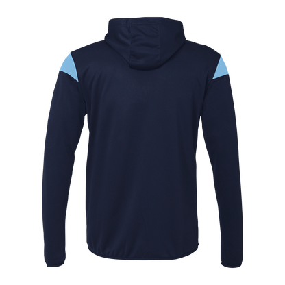 uhlsport Squad 27 Track Hood Jacke Kind (marine/skyblau)