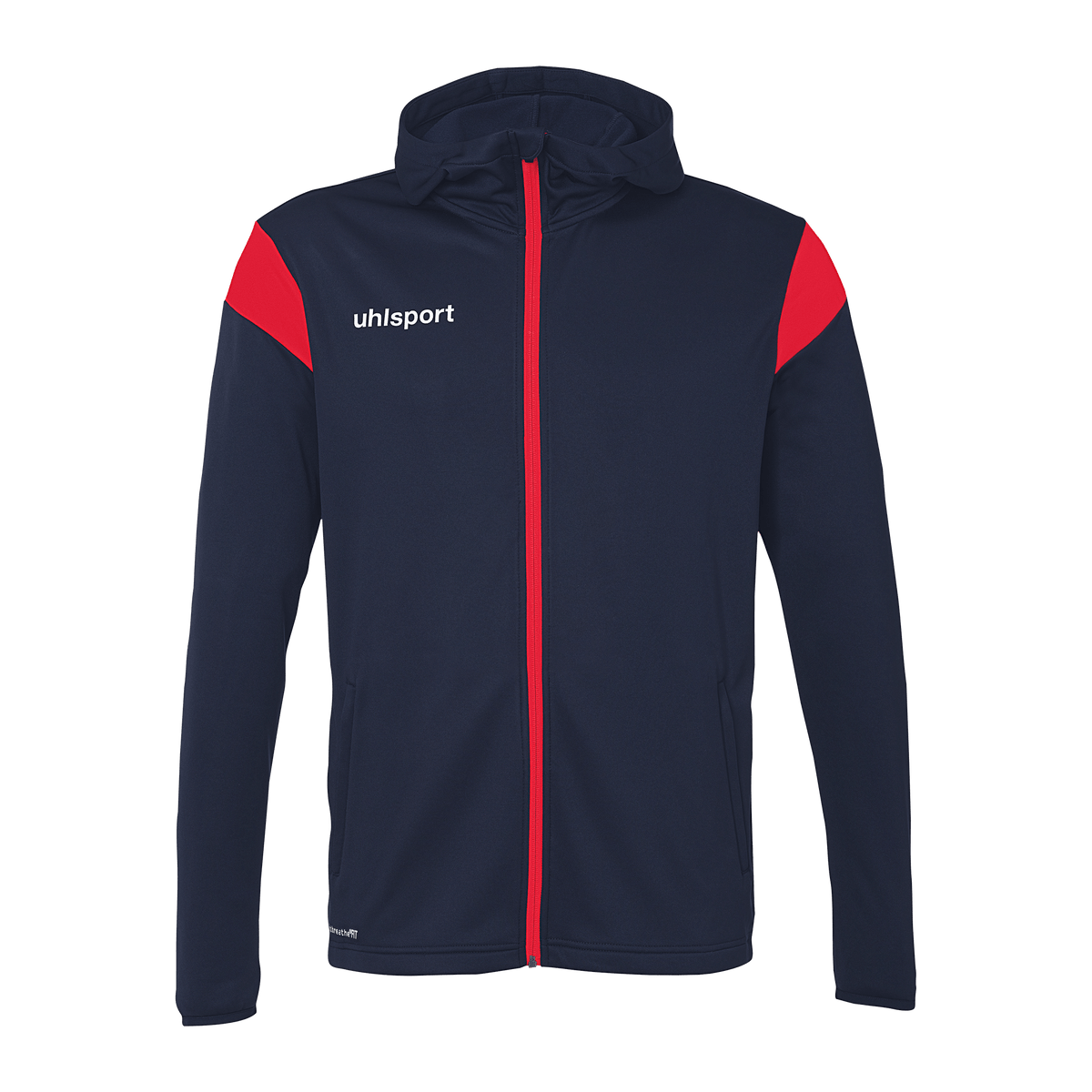 uhlsport Squad 27 Track Hood Jacke Kind (marine/rot)