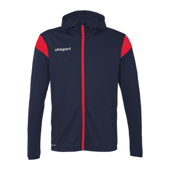 uhlsport Squad 27 Track Hood Jacke Kind (marine/rot)