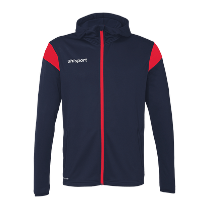 uhlsport Squad 27 Track Hood Jacke Kind (marine/rot)