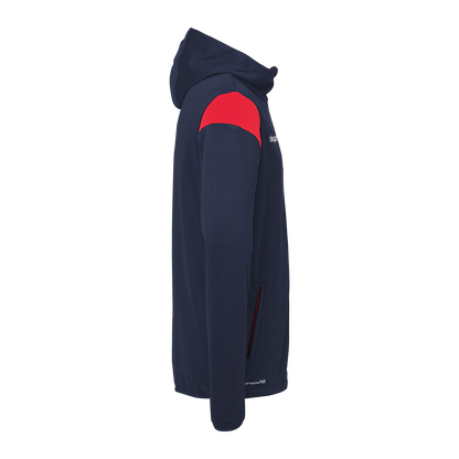 uhlsport Squad 27 Track Hood Jacke Kind (marine/rot)