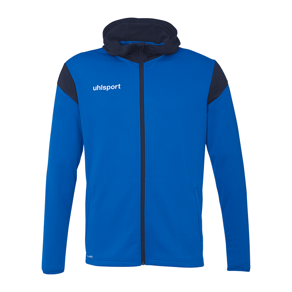 uhlsport Squad 27 Track Hood Jacke Kind (azurblau/marine)