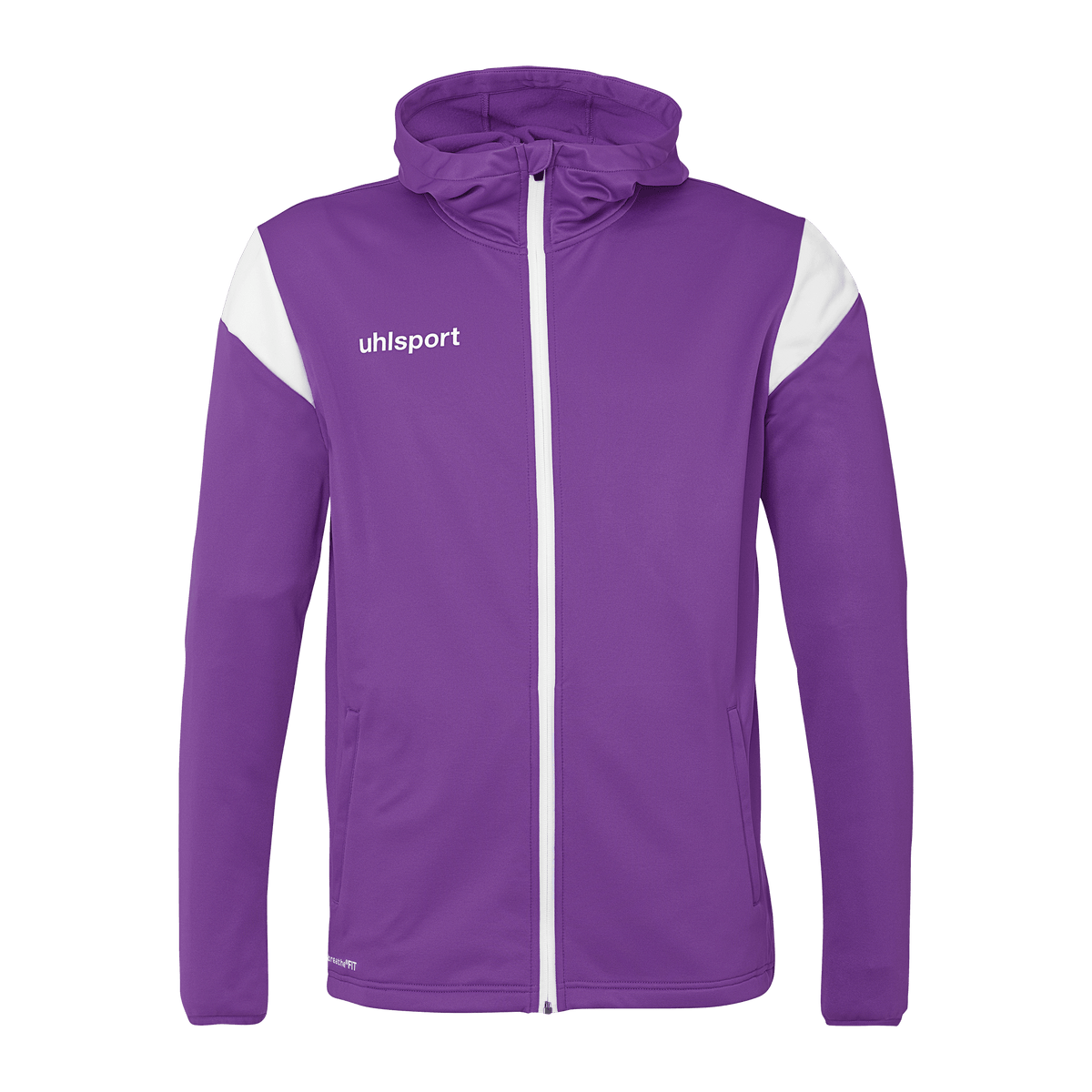 uhlsport Squad 27 Track Hood Jacke Kind (lila/weiß)