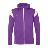 uhlsport Squad 27 Track Hood Jacke Kind (lila/weiß)