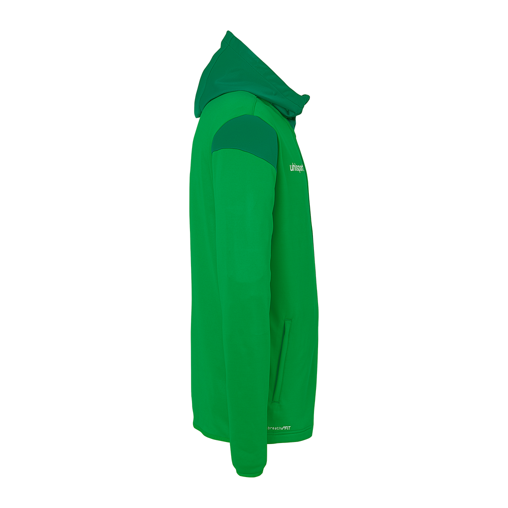uhlsport Squad 27 Track Hood Jacke Kind (grün/lagune)