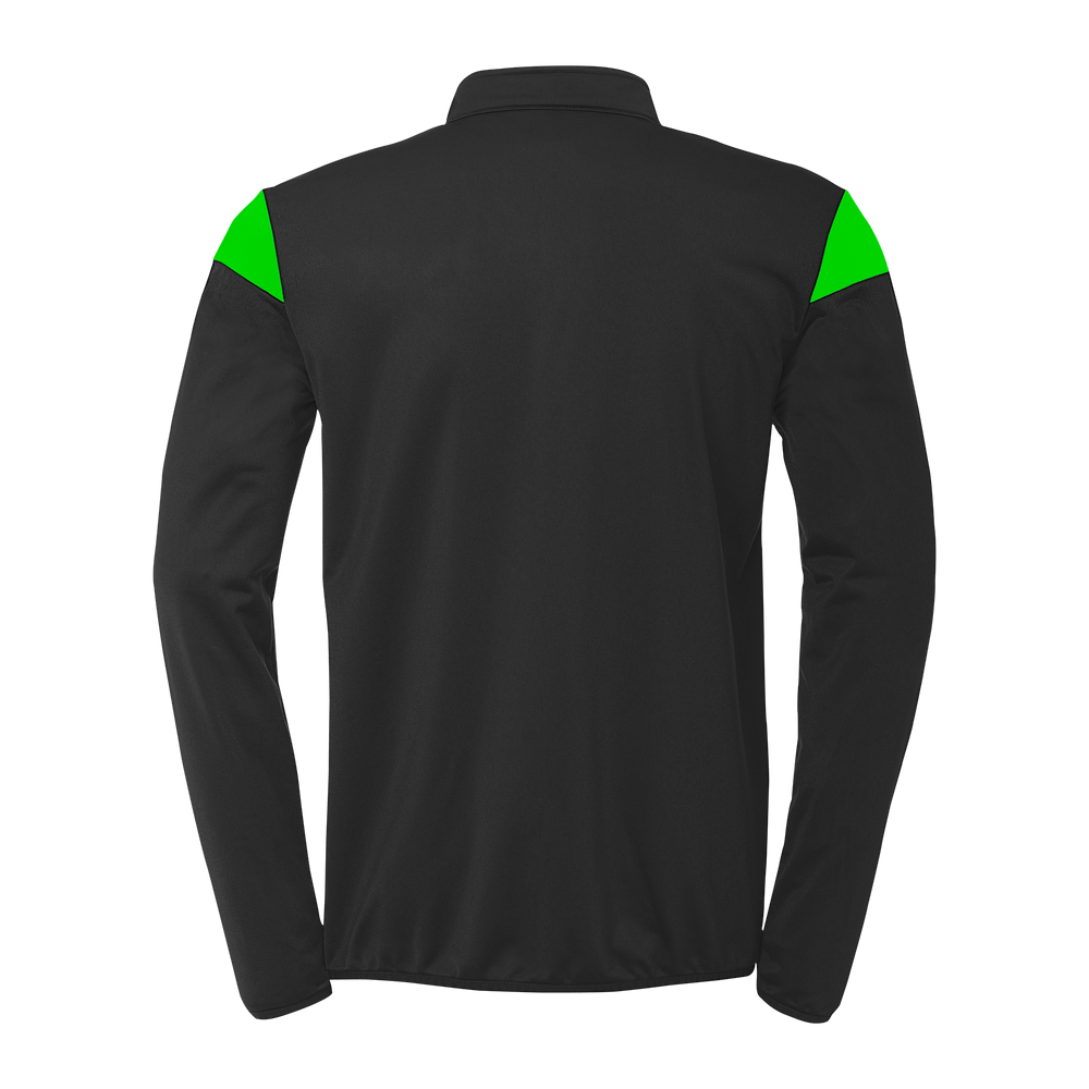 uhlsport Squad 27 1/4 Zip Top Kind (schwarz/fluo grün)