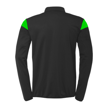 uhlsport Squad 27 1/4 Zip Top Kind (schwarz/fluo grün)