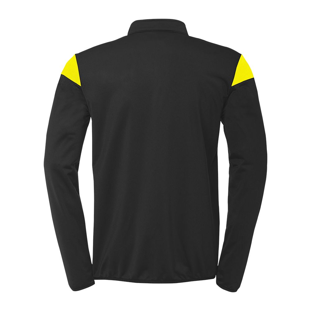 uhlsport Squad 27 1/4 Zip Top Kind (schwarz/limonengelb)