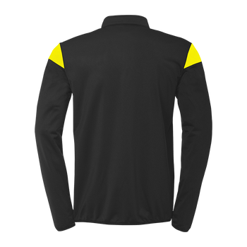 uhlsport Squad 27 1/4 Zip Top Kind (schwarz/limonengelb)