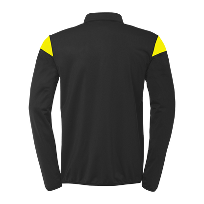 uhlsport Squad 27 1/4 Zip Top Kind (schwarz/limonengelb)