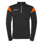 UHLSPORT Squad 27 1/4 Zip Top Herren Schwarz