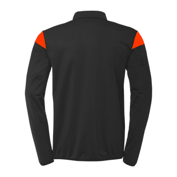uhlsport Squad 27 1/4 Zip Top Kind (schwarz/fluo orange)