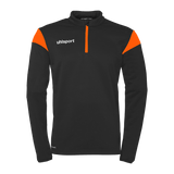uhlsport Squad 27 1/4 Zip Top Kind (schwarz/fluo orange)