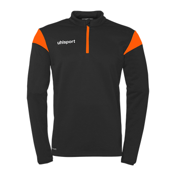 uhlsport Squad 27 1/4 Zip Top Kind (schwarz/fluo orange)