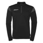 UHLSPORT Squad 27 1/4 Zip Top Kind Schwarz