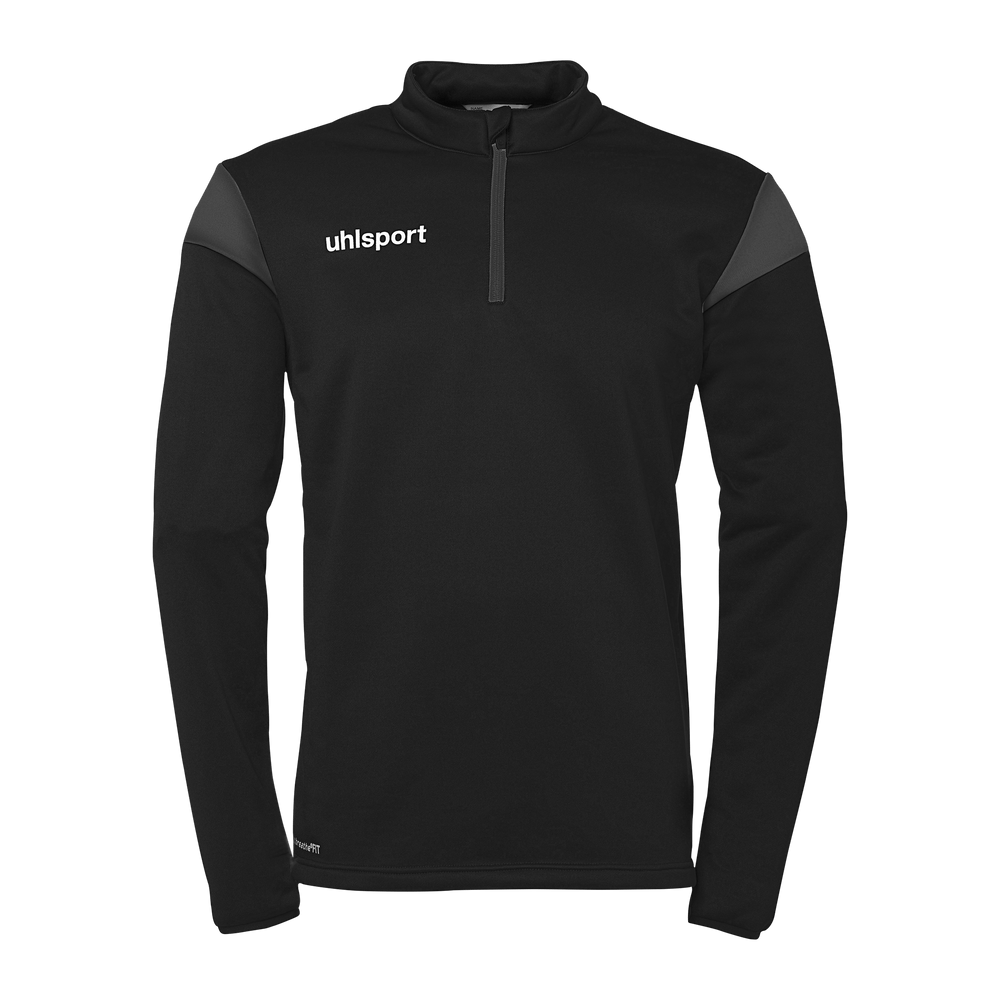uhlsport Squad 27 1/4 Zip Top Kind (schwarz/anthra)