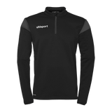 uhlsport Squad 27 1/4 Zip Top Kind (schwarz/anthra)