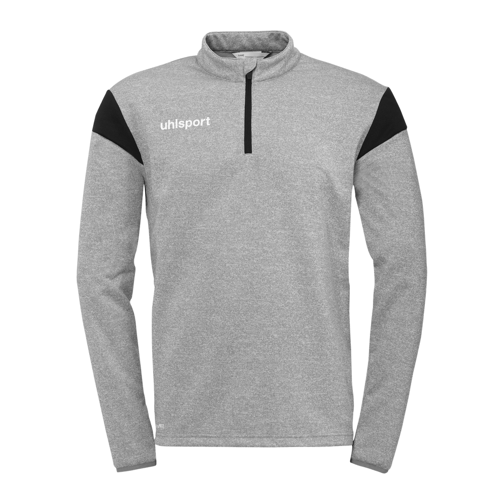 uhlsport Squad 27 1/4 Zip Top Kind (dark grau melange/schwarz)