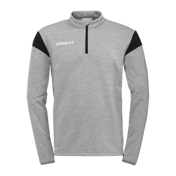 uhlsport Squad 27 1/4 Zip Top Kind (dark grau melange/schwarz)