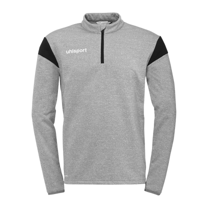 uhlsport Squad 27 1/4 Zip Top Kind (dark grau melange/schwarz)