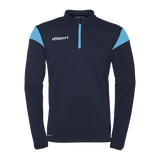 uhlsport Squad 27 1/4 Zip Top Kind (marine/skyblau)