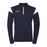 uhlsport Squad 27 1/4 Zip Top Kind (marine/weiß)