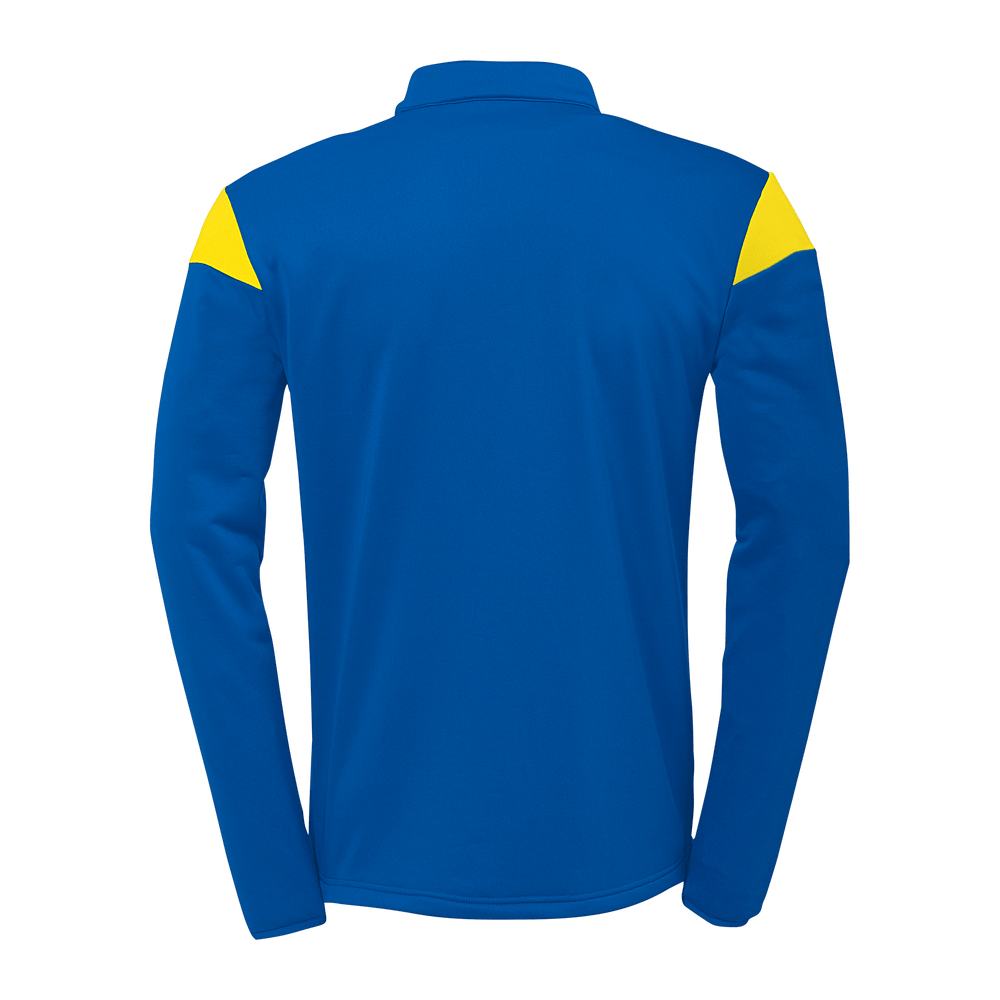 uhlsport Squad 27 1/4 Zip Top Kind (azurblau/limonengelb)