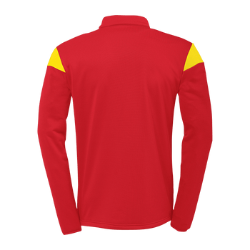 uhlsport Squad 27 1/4 Zip Top Kind (rot/limonengelb)