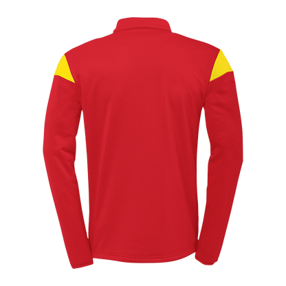 uhlsport Squad 27 1/4 Zip Top Kind (rot/limonengelb)