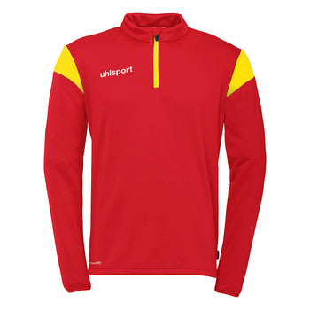 UHLSPORT Squad 27 1/4 Zip Top Kind Rot