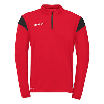 UHLSPORT Squad 27 1/4 Zip Top Kind Rot