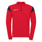 UHLSPORT Squad 27 1/4 Zip Top Kind Rot
