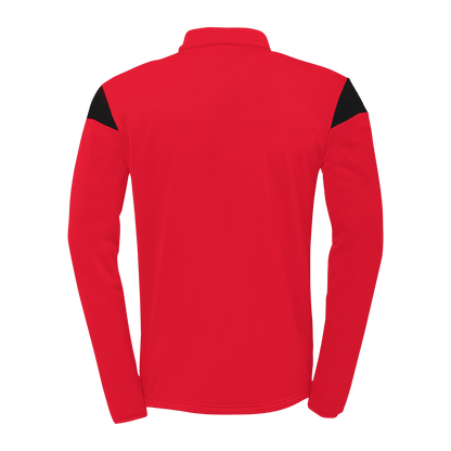uhlsport Squad 27 1/4 Zip Top Kind (rot/schwarz)