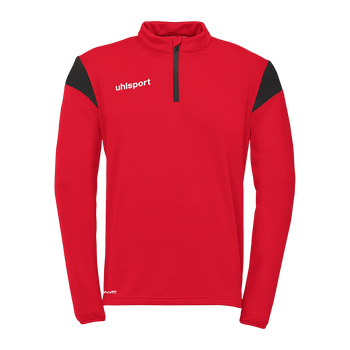 uhlsport Squad 27 1/4 Zip Top Kind (rot/schwarz)