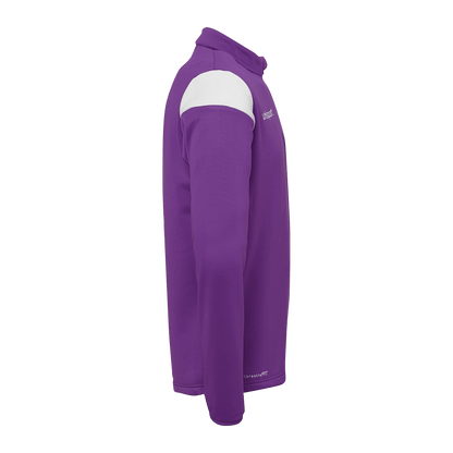 uhlsport Squad 27 1/4 Zip Top Kind (lila/weiß)